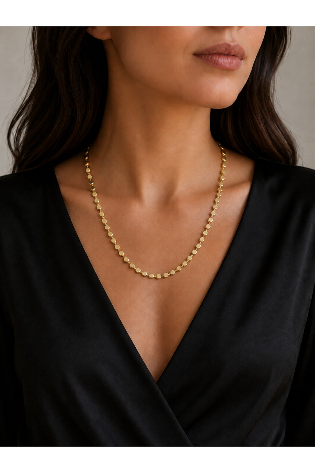 Xuping Damgalı 14k Pul Kolye