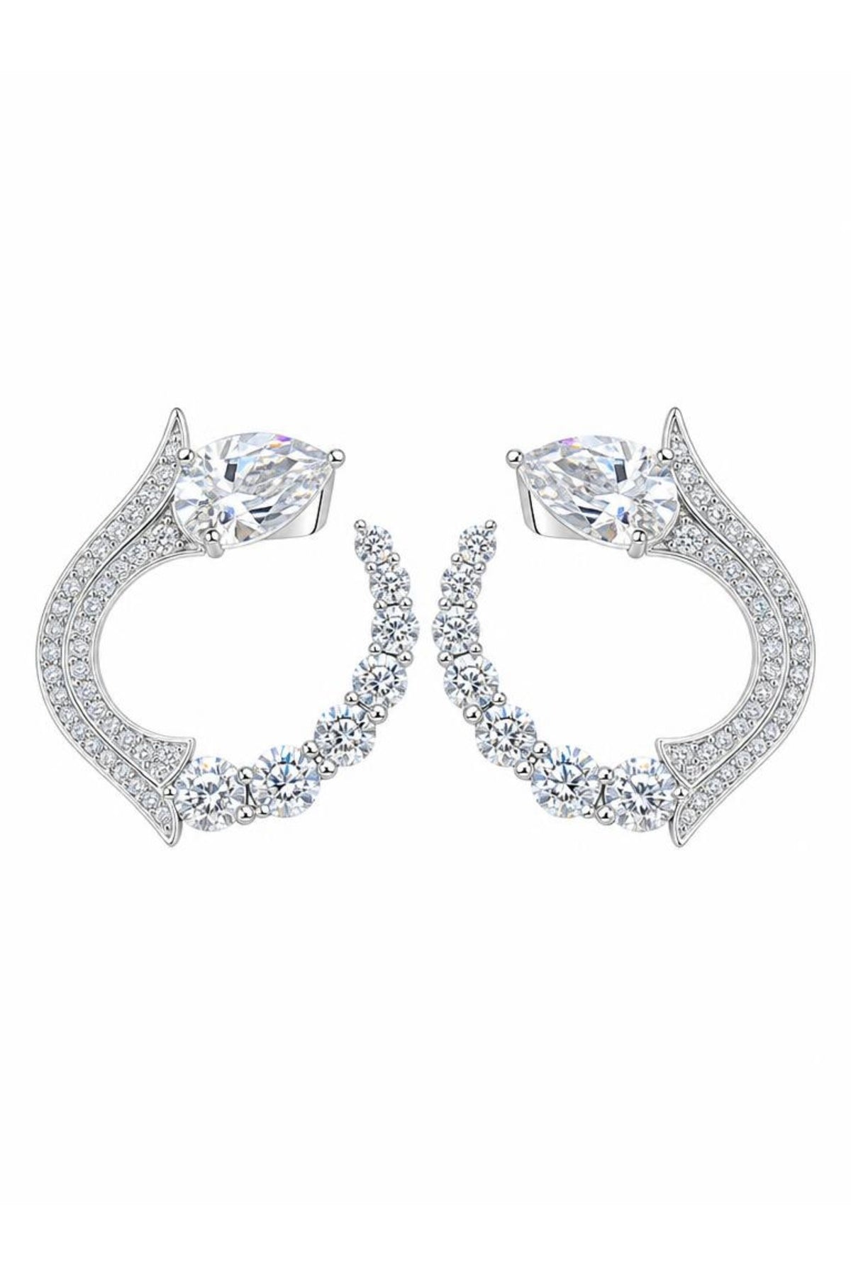 Xuping 14k Damla Taş Model Küpe