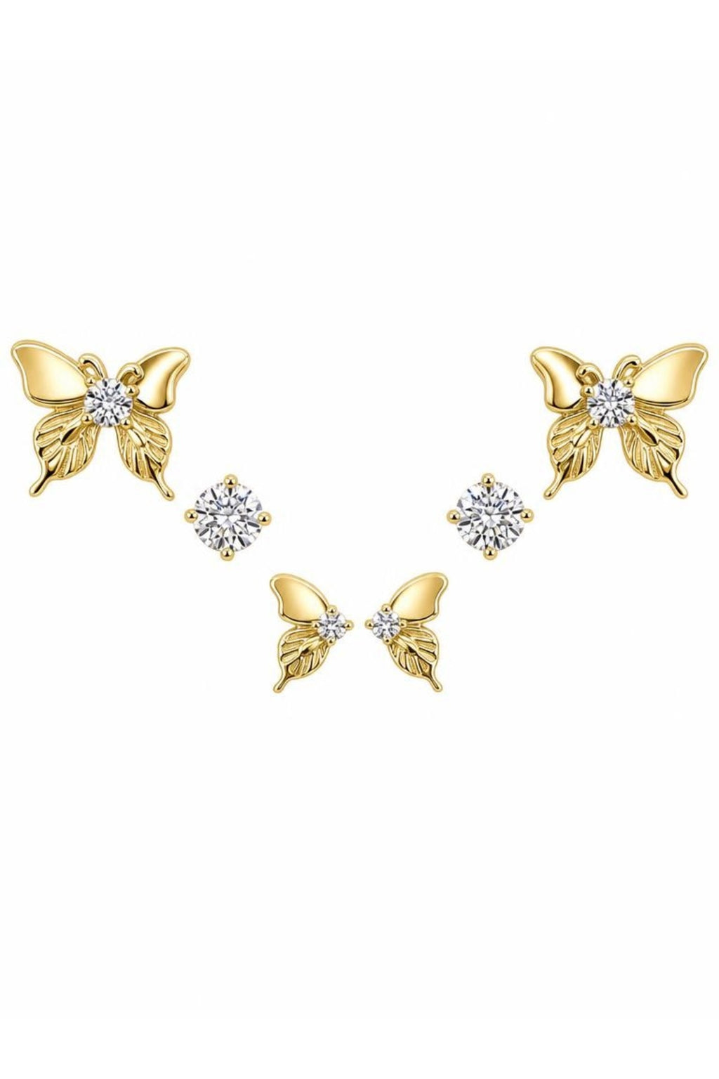 Xuping 14k 6 lı Çivi Küpe Seti