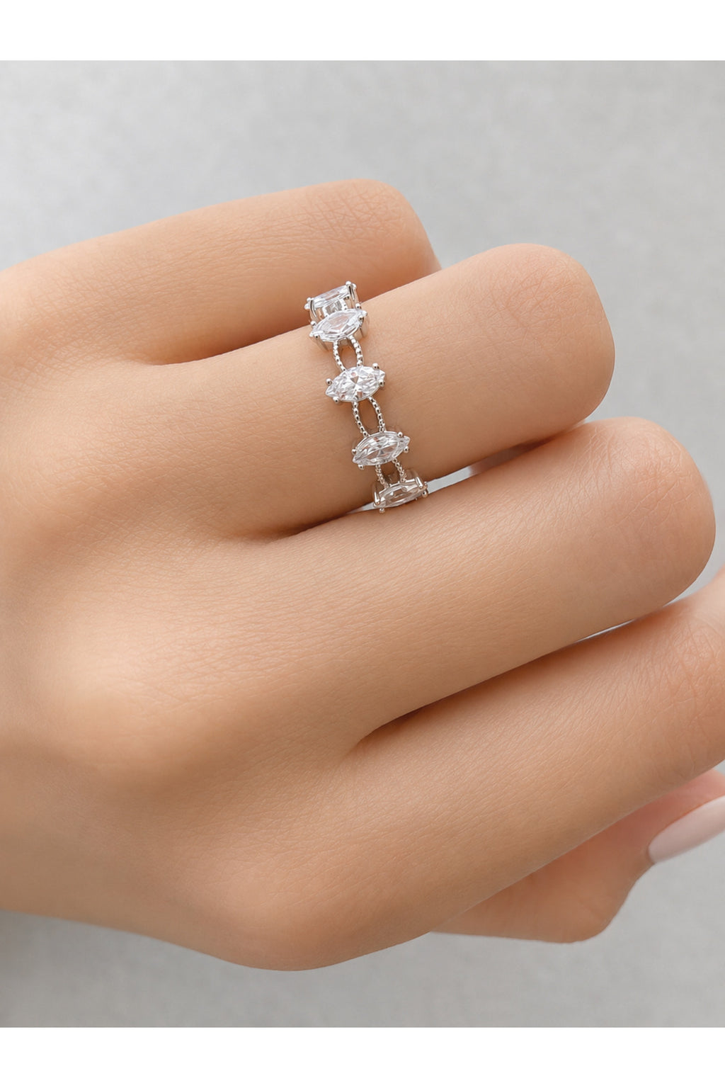 Xuping 14k 5 Taş Yüzük
