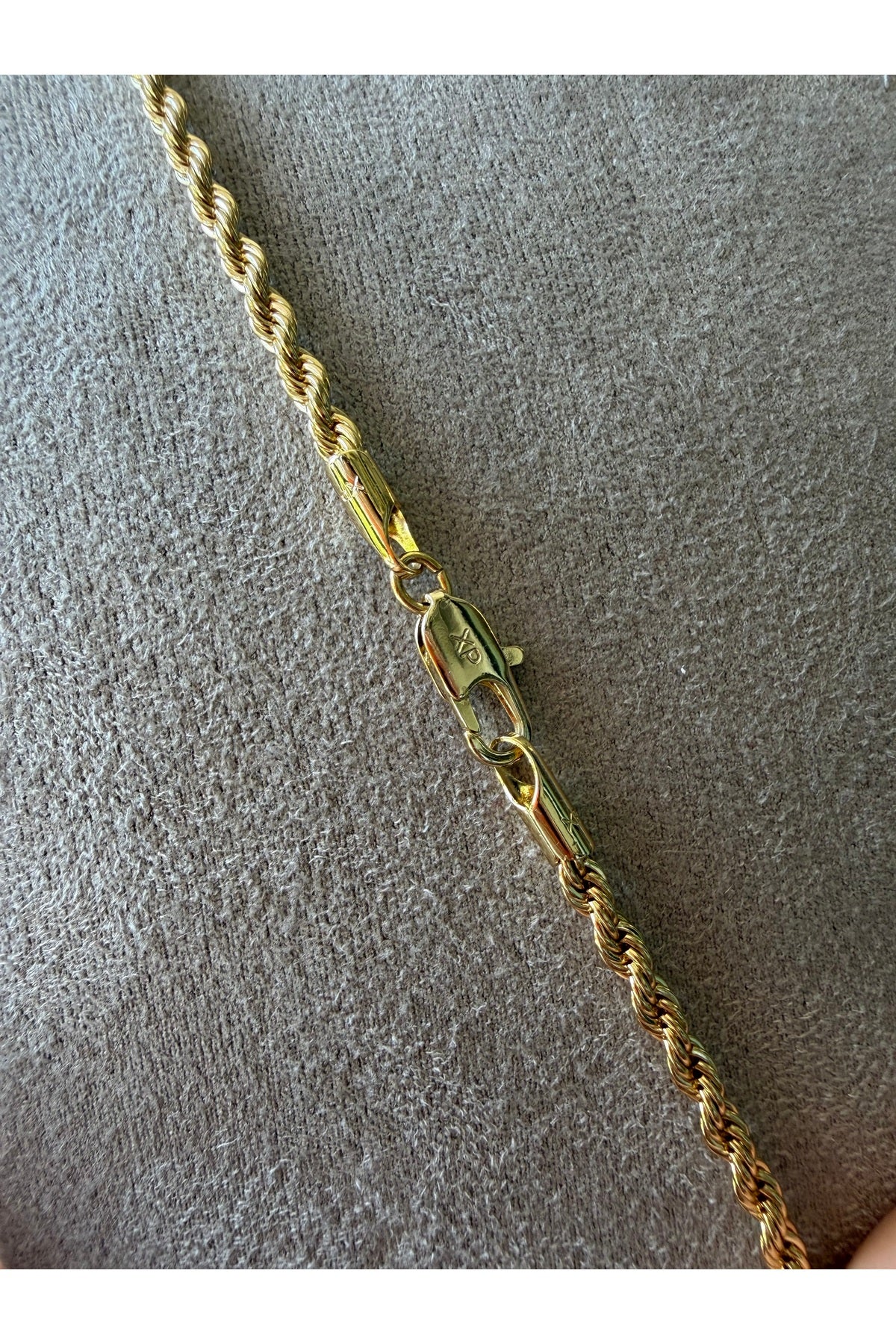 Xuping 14k İnce Burgu Model 50cm Kolye