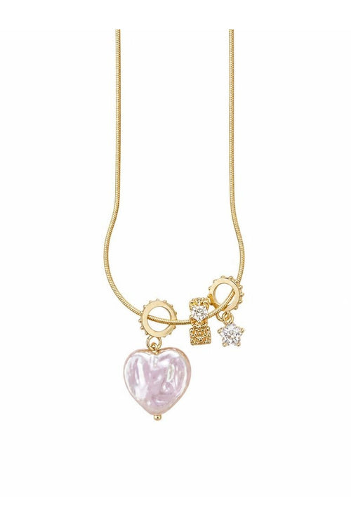 3 lü Charm Model Çelik Kolye
