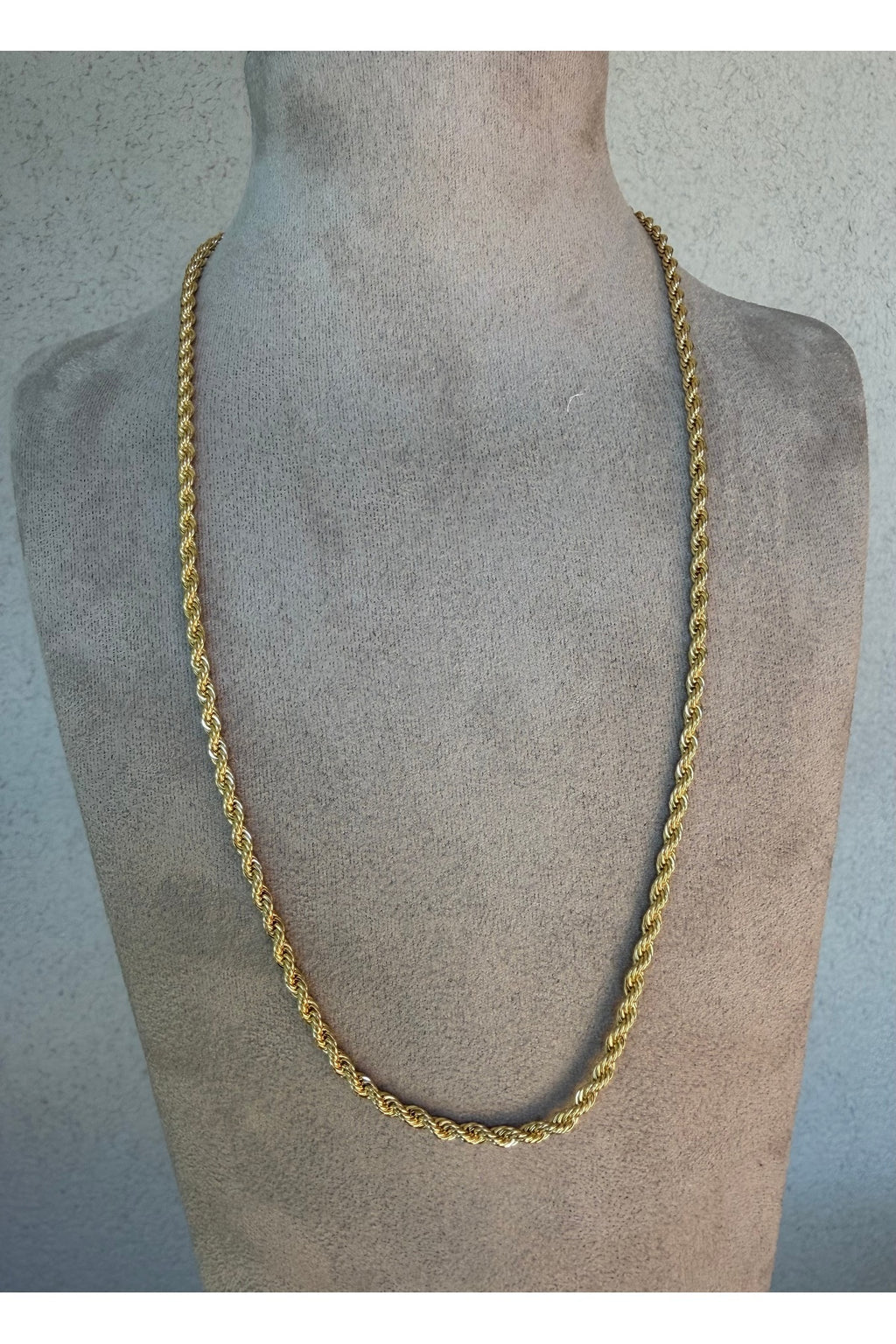 Xuping 14k İnce Burgu Model 50cm Kolye