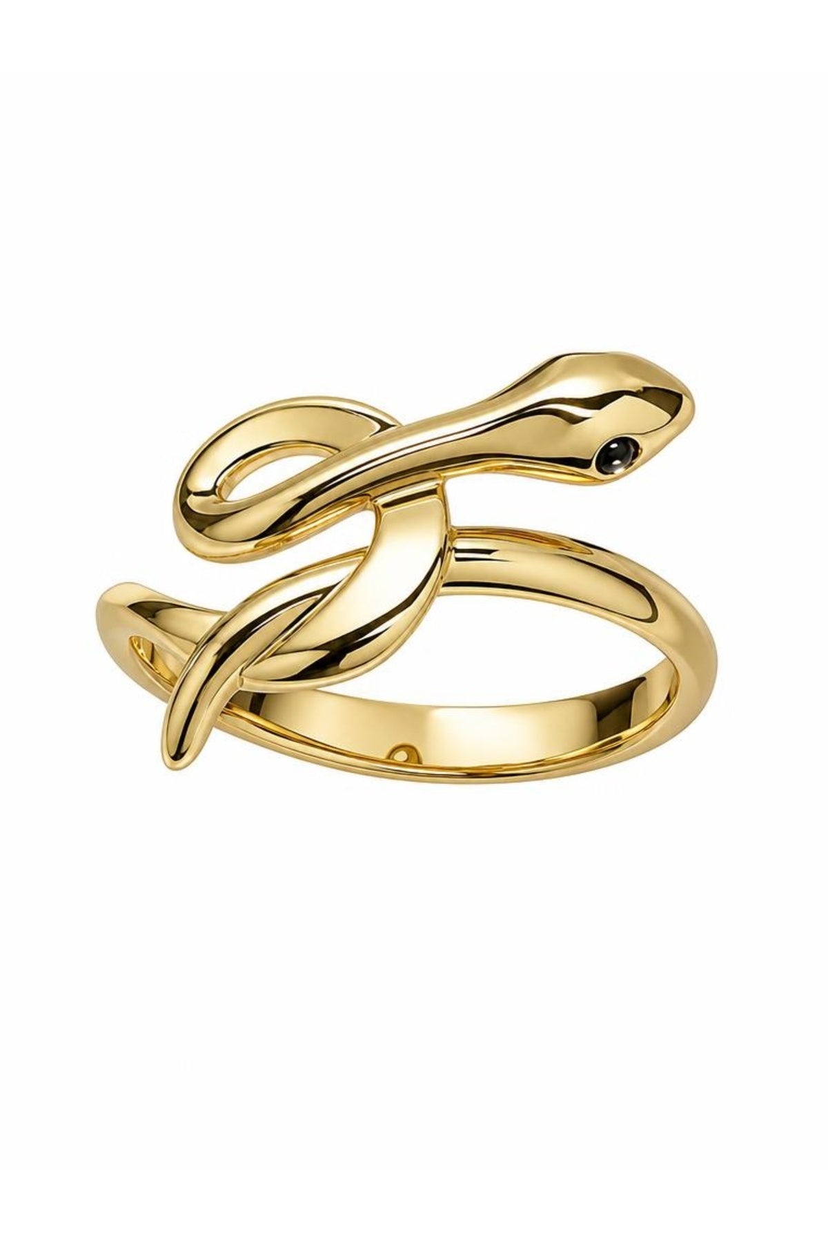 Xuping 14k Kaplama Dönerli Yılan Model Yüzük