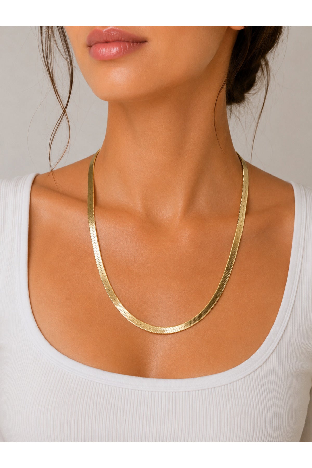 Xuping 14k İtalyan model Zincir Kolye