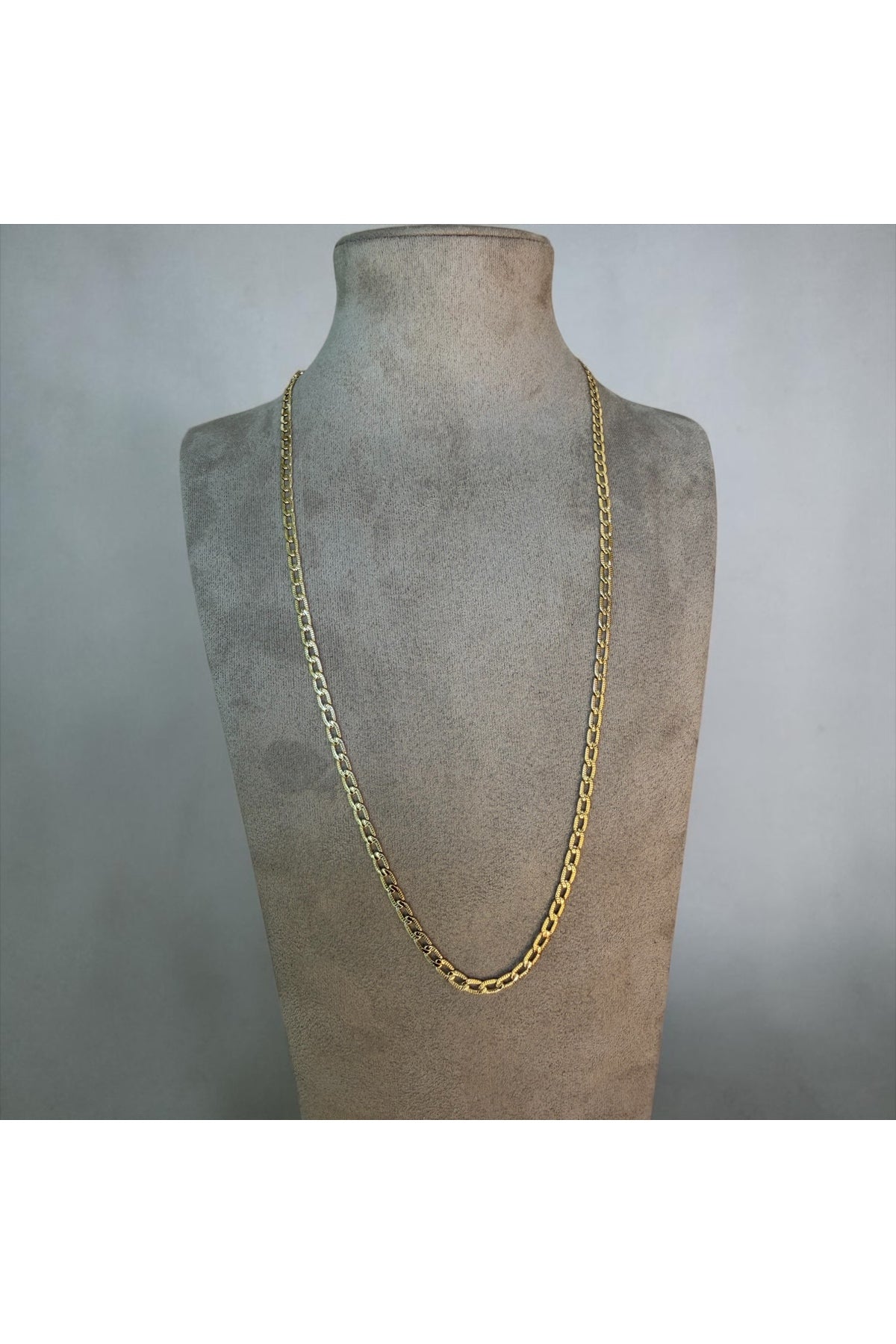 Zincir model 60 cm Xuping Damgalı 14k kolye