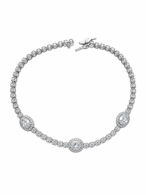 Bracelet Xuping 3 Oval Stone Tennis